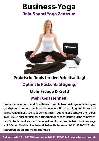 Business Yoga Poster 5 Business Yoga Poster 5